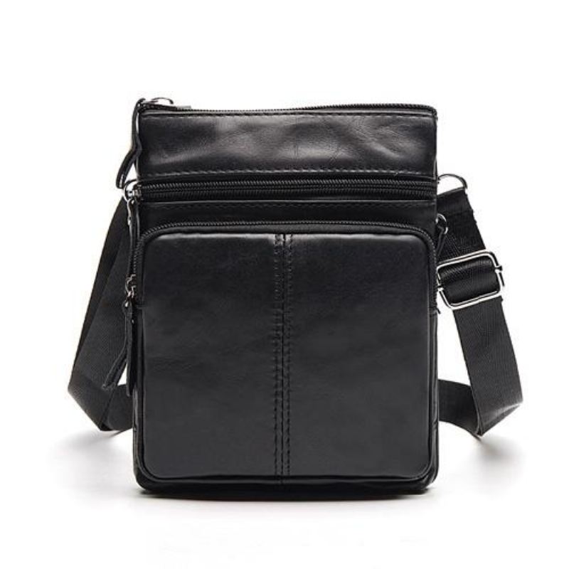 Aktetassen Heren Crossbody Leren Schoudertas