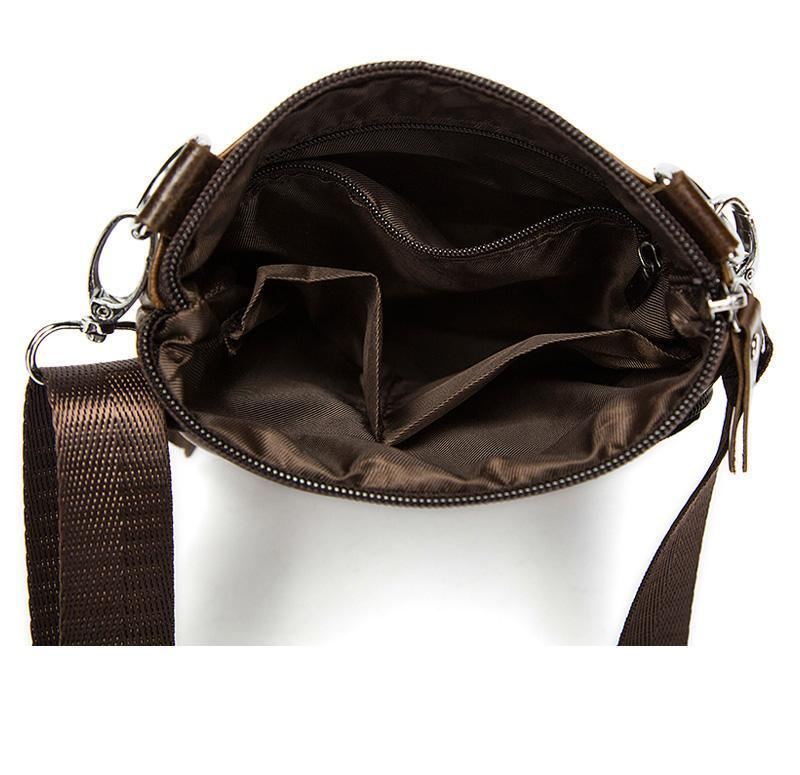 Aktetassen Heren Crossbody Leren Schoudertas