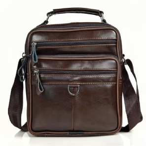 Heren Aktetassen Mode Lederen Crossbody Tas