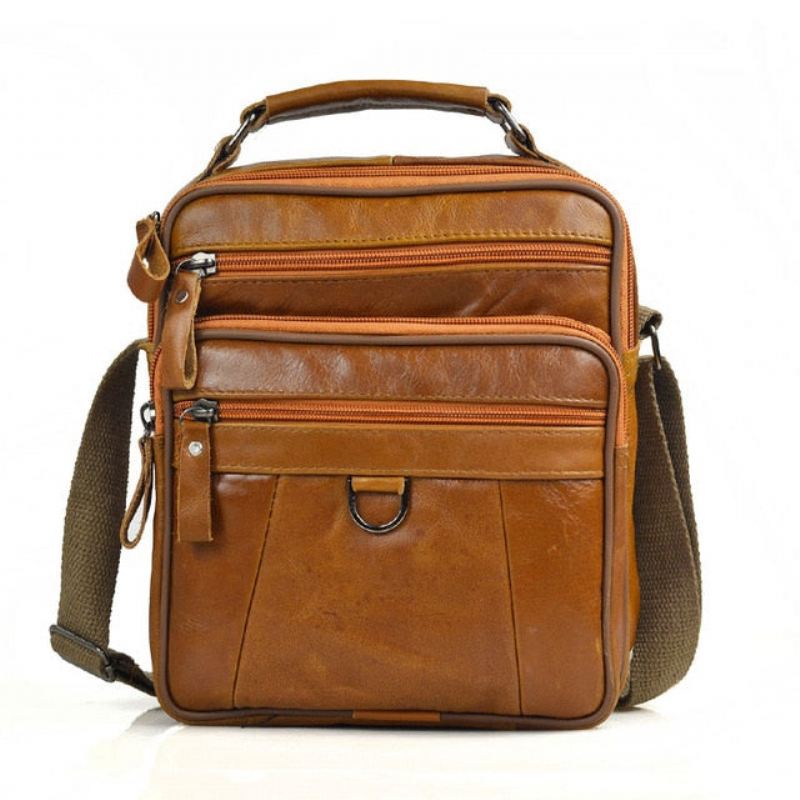 Heren Aktetassen Mode Lederen Crossbody Tas