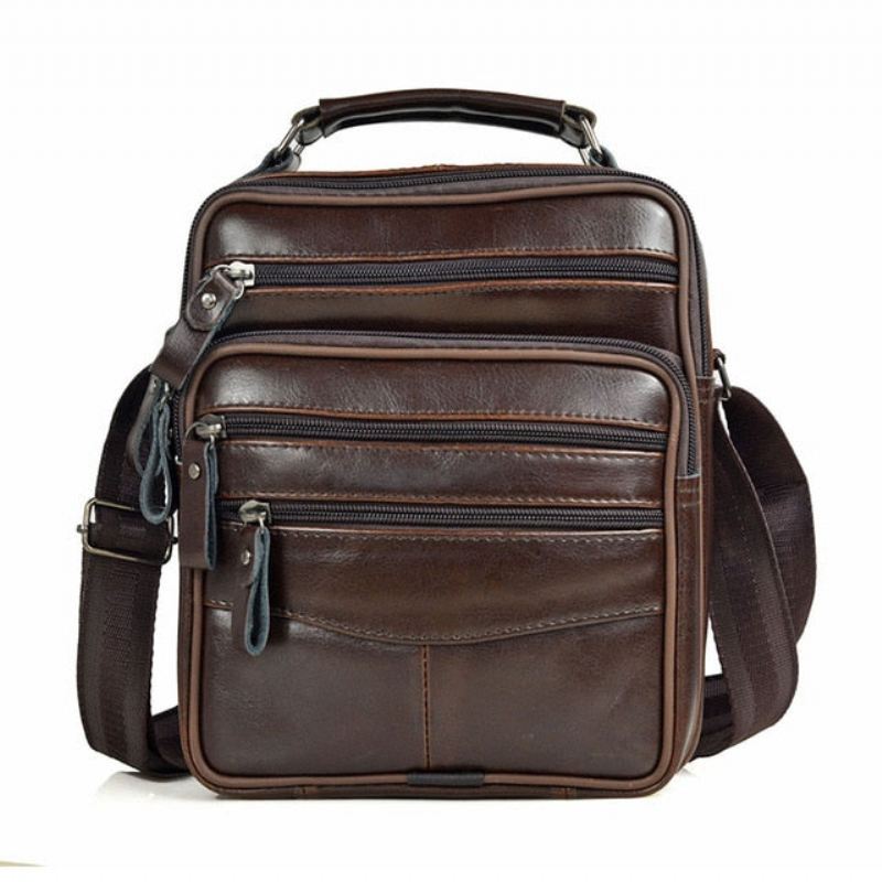 Heren Aktetassen Mode Lederen Crossbody Tas