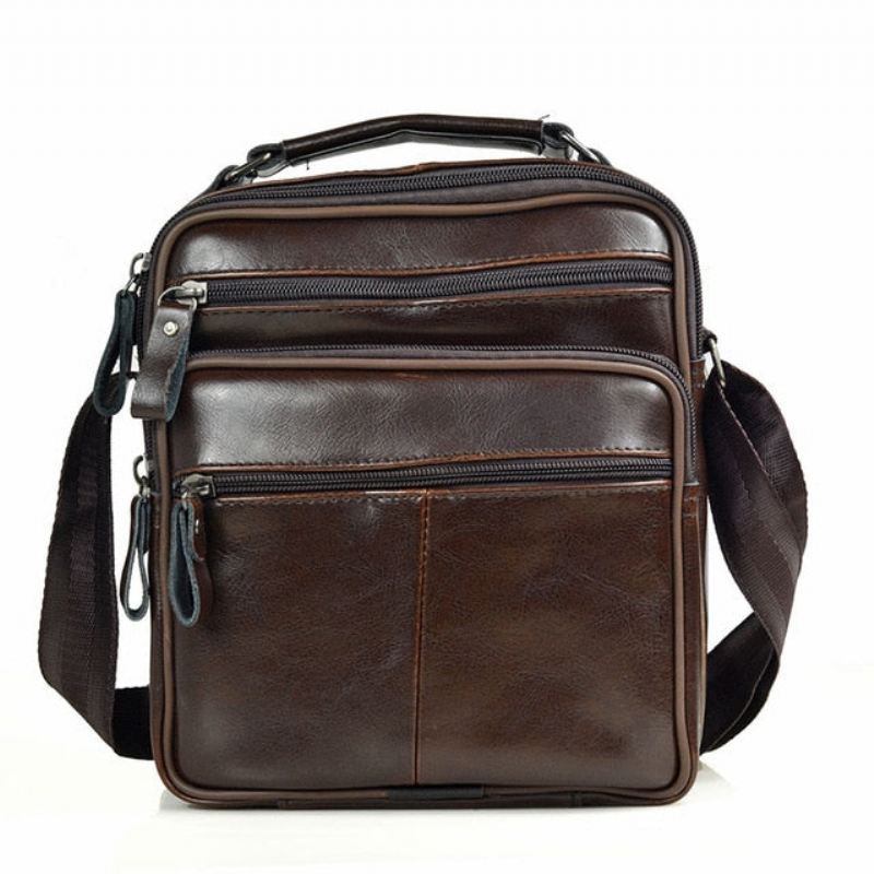 Heren Aktetassen Mode Lederen Crossbody Tas