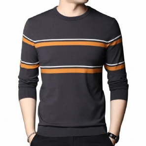 Brand Fashion Gestreepte Pull Homme Pullover Pullovers Heren