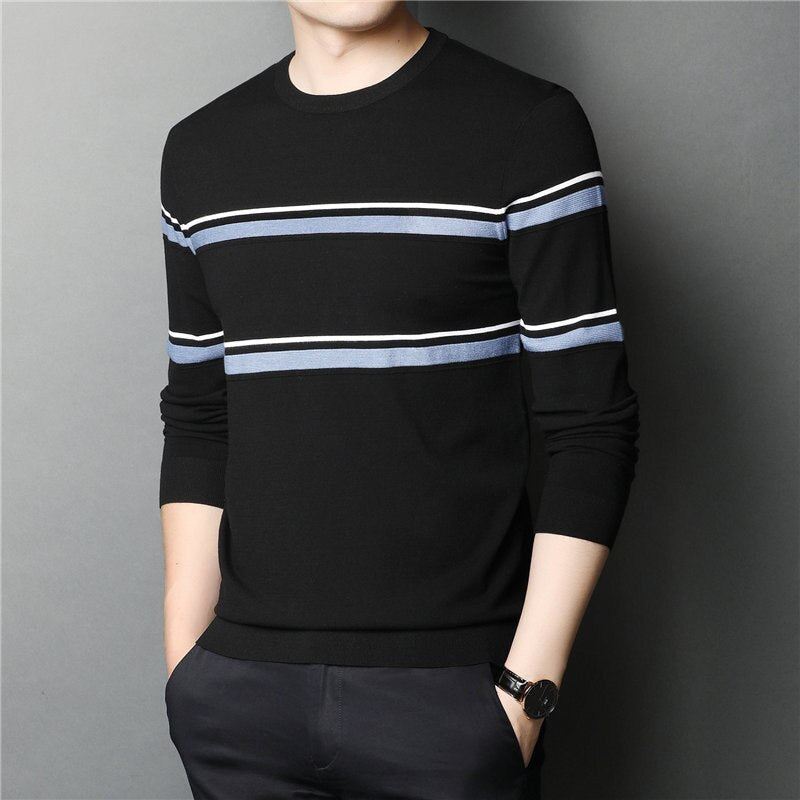 Brand Fashion Gestreepte Pull Homme Pullover Pullovers Heren