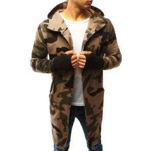 Camouflage Hiphop Vest Met Capuchon Pullovers Heren