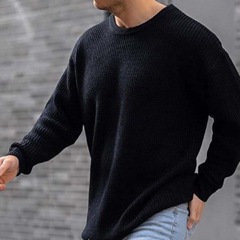 Casual Mode Gebreid Streetwear Shirt Pullovers Heren