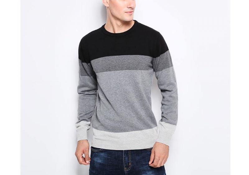 Casual Trui Met Ronde Hals Pullovers Heren