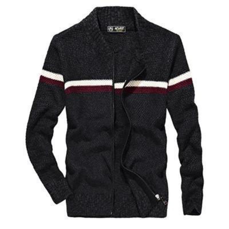 Casual Vest Met Baseballkraag Van Gebreide Kleding Pullovers Heren