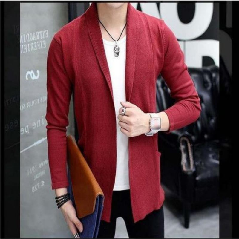 Heren Pullovers Casual Slim Fit Dun Vest