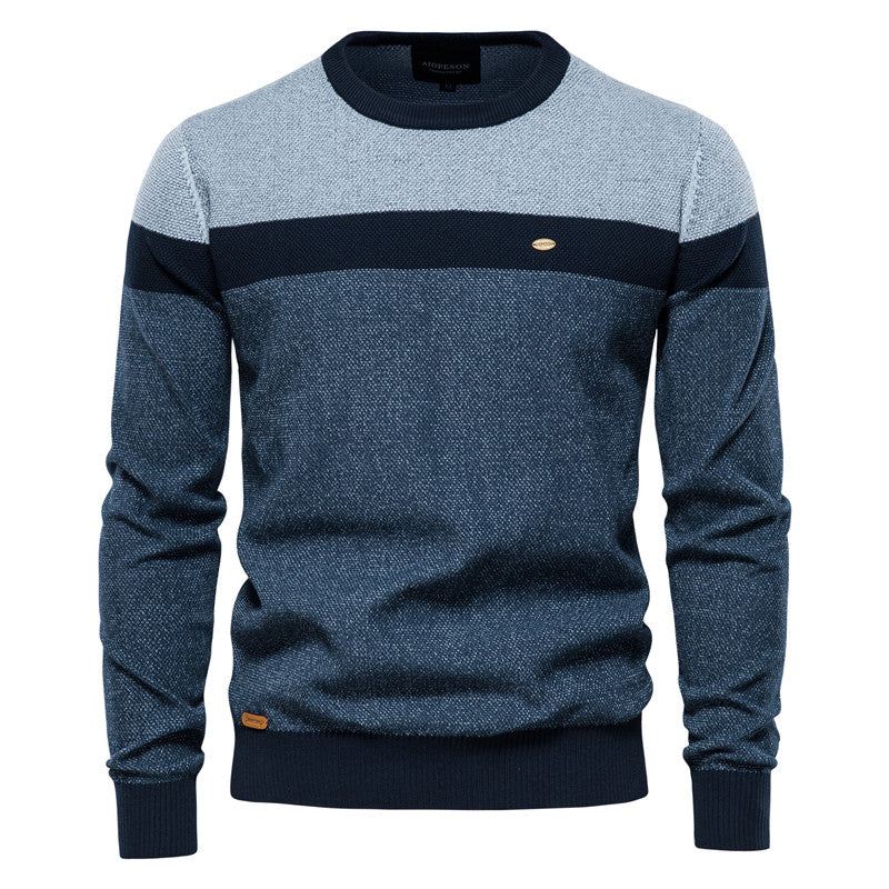 Heren Pullovers Designer Hoogwaardige Gesplitste Katoenen Trui