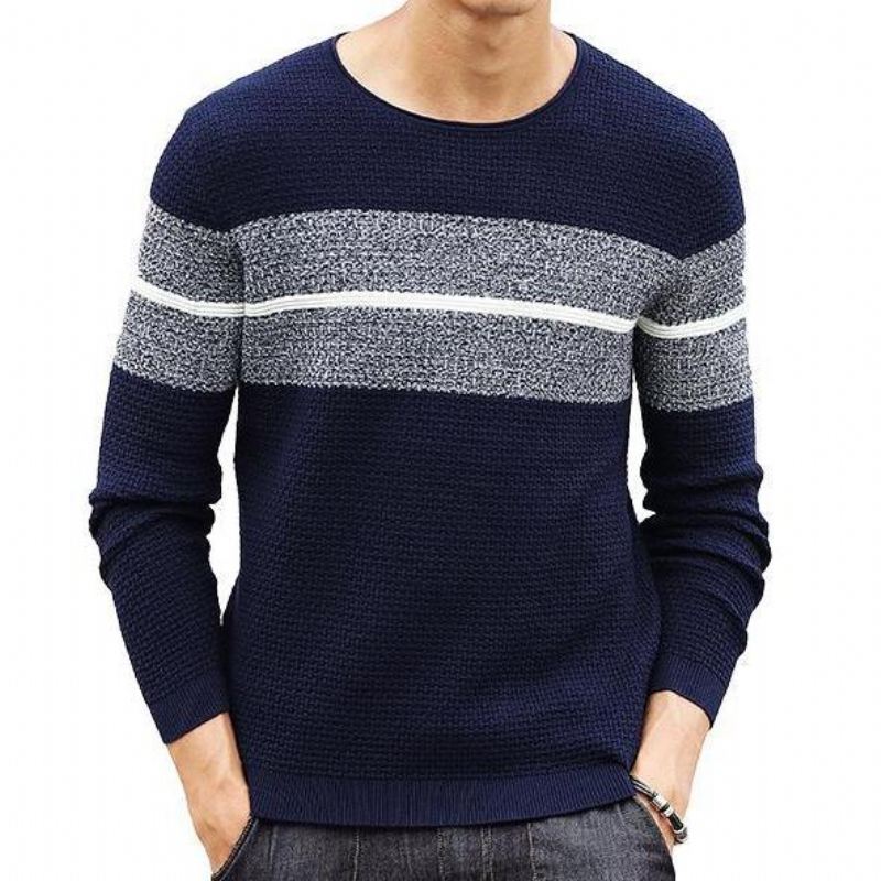 Heren Pullovers James Gestreepte Trui