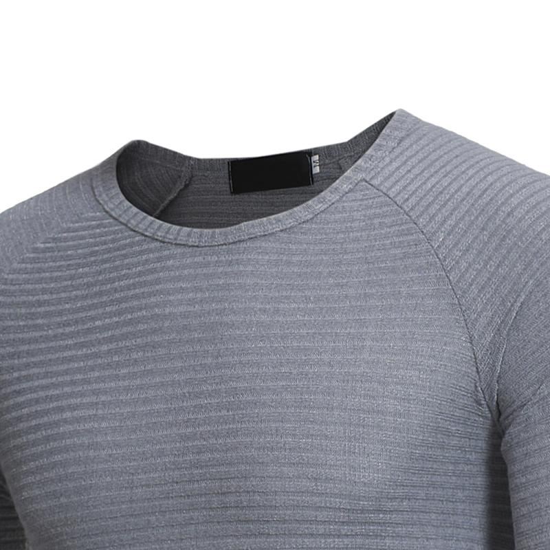 Verticale Strepen Hedging O-hals Pullover Shirts Pullovers Heren