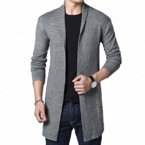 Winter Lang Zacht Vest Pullovers Heren