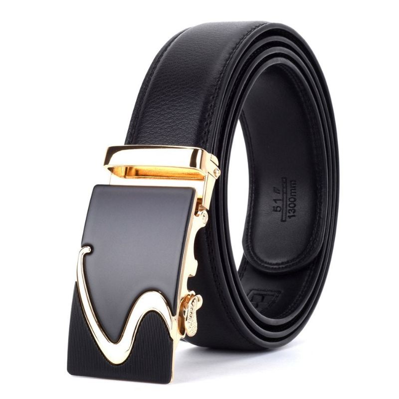 Heren Riemen Designer Gesp Lederen Riem