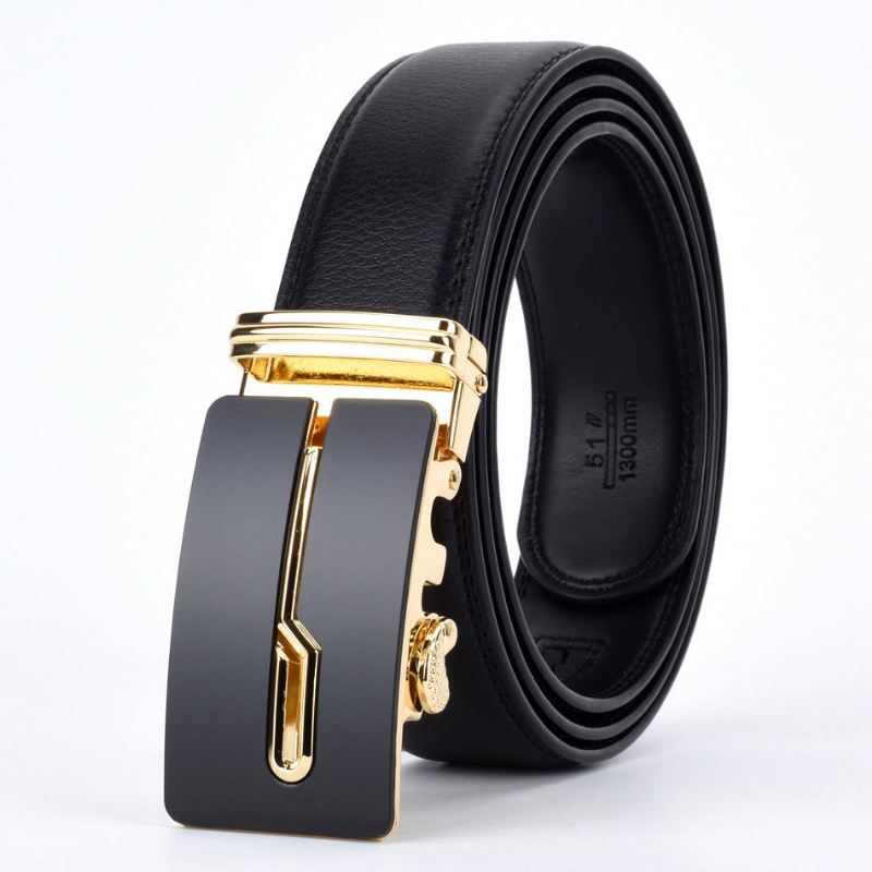 Heren Riemen Designer Gesp Lederen Riem