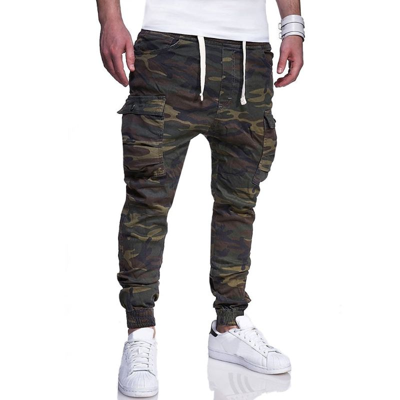 Broek Heren Camouflage Joggingbroek