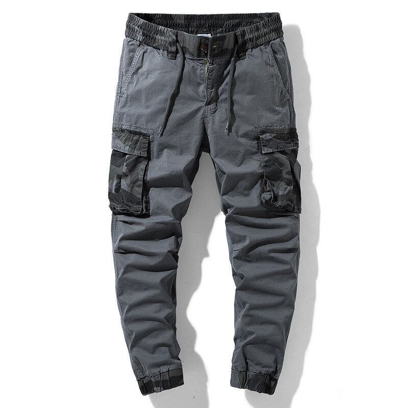 Broek Heren Cargo Streetwear-joggingbroek Met Elastische Taille