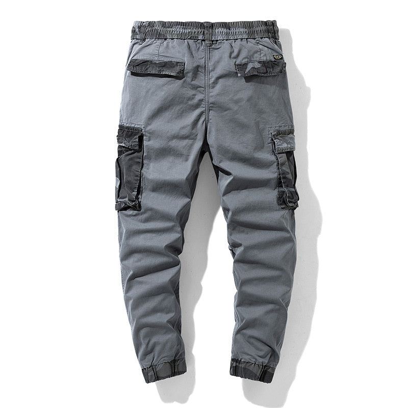 Broek Heren Cargo Streetwear-joggingbroek Met Elastische Taille