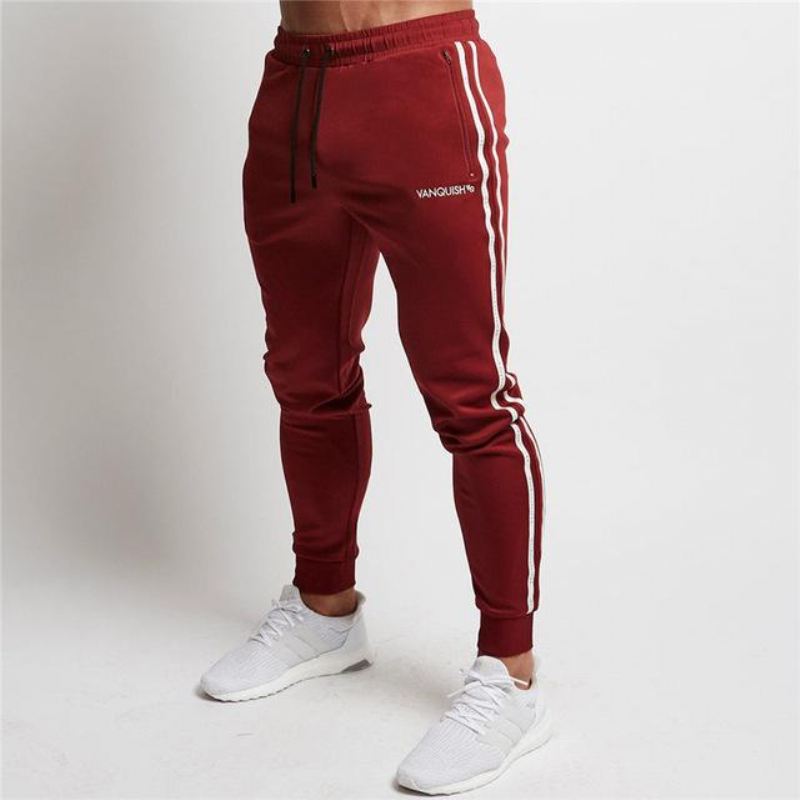 Broek Heren Katoenen Fitness-joggingbroek