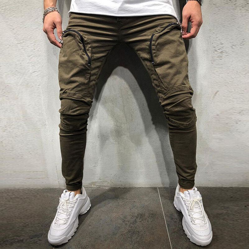 Broek Heren Urban Straight Cargo-joggingbroek