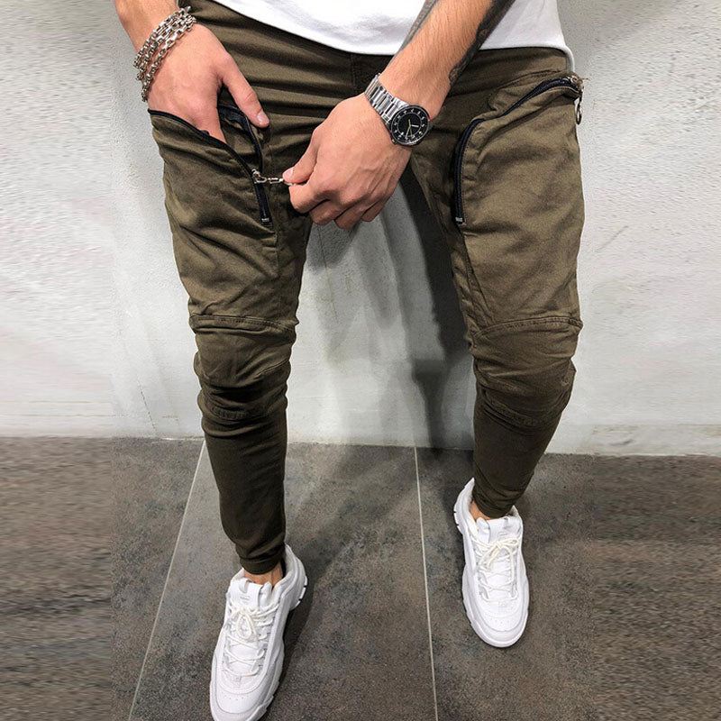 Broek Heren Urban Straight Cargo-joggingbroek