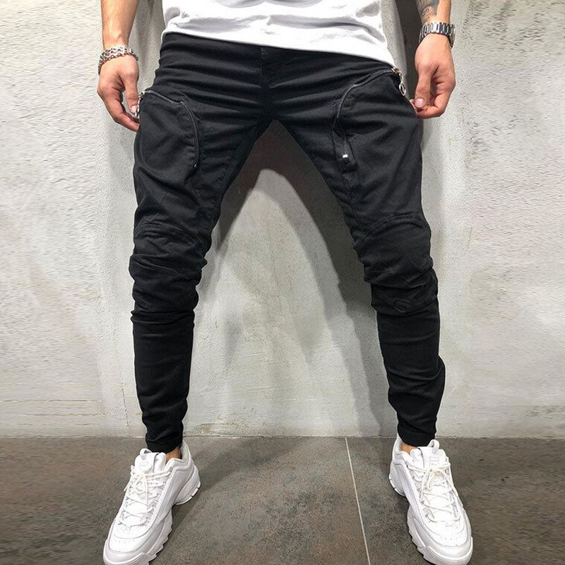 Broek Heren Urban Straight Cargo-joggingbroek