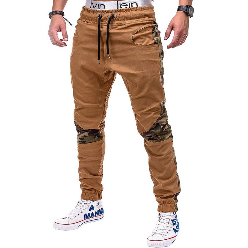 Broek Met Camouflagestiksels