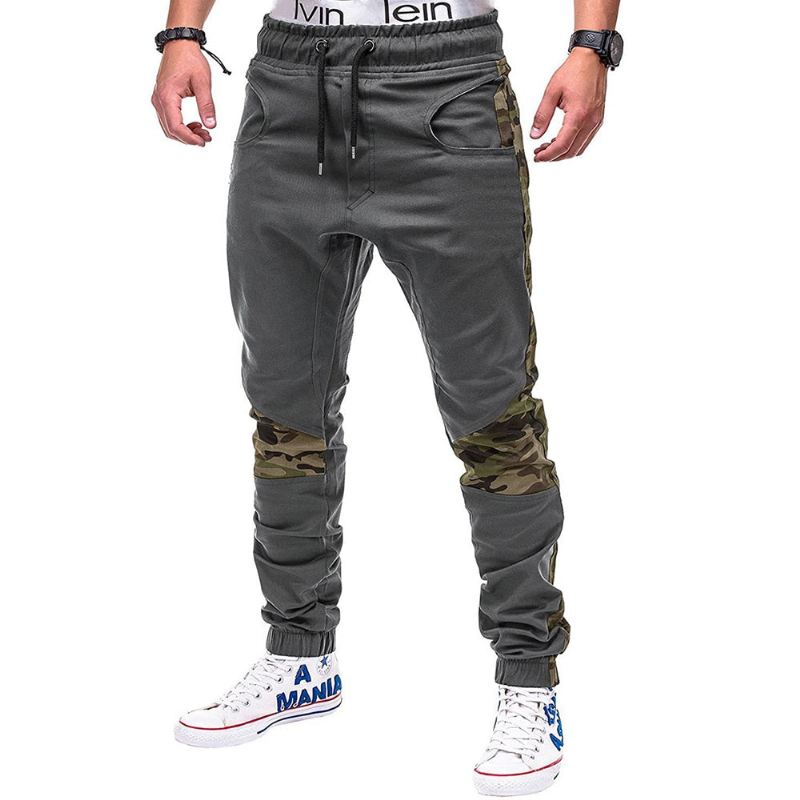 Broek Met Camouflagestiksels