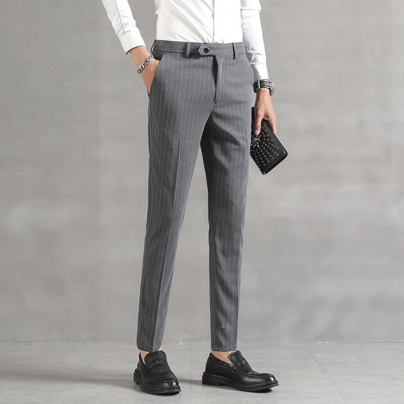 Casual Gestreepte Heren Elegante Broek