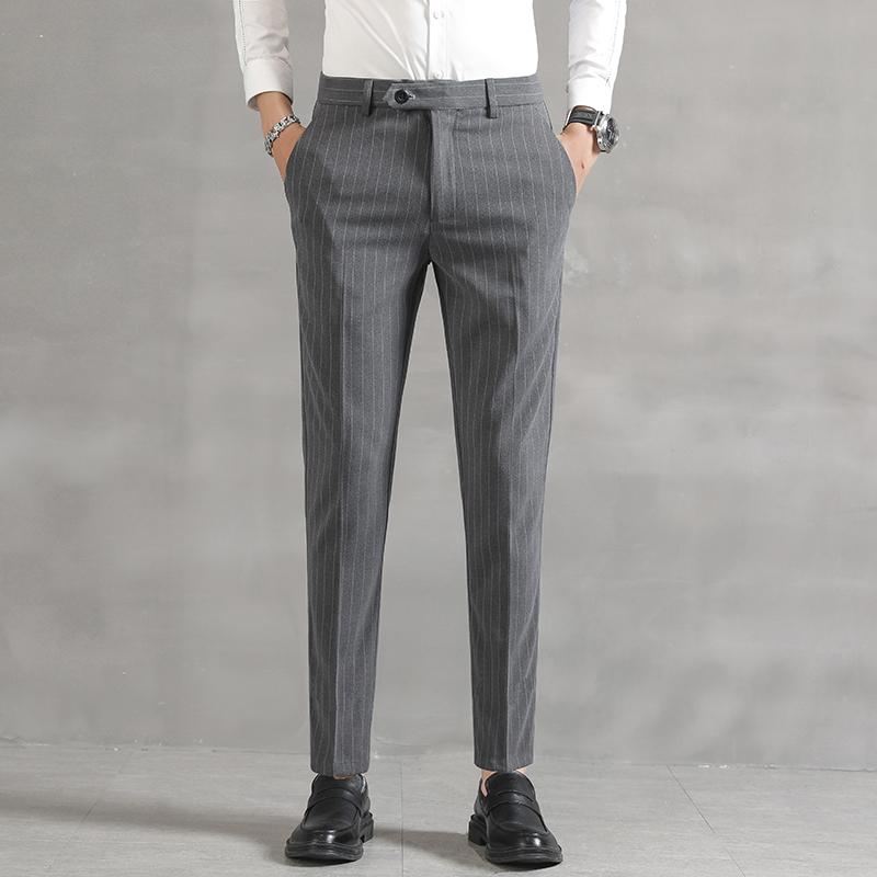 Casual Gestreepte Heren Elegante Broek