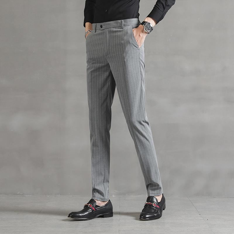 Casual Gestreepte Heren Elegante Broek