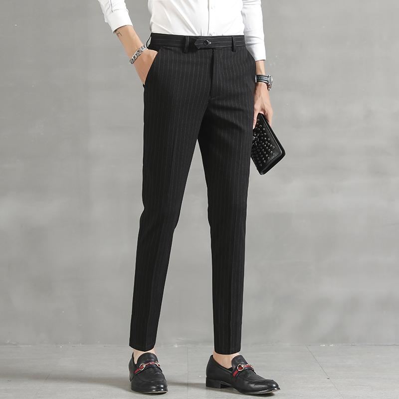 Casual Gestreepte Heren Elegante Broek