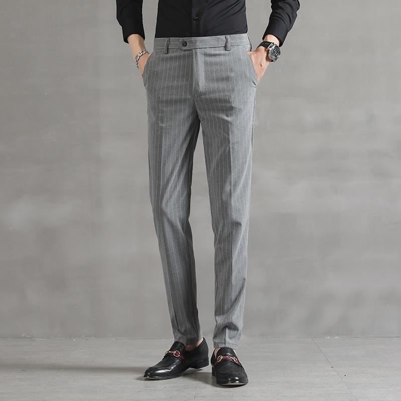 Casual Gestreepte Heren Elegante Broek