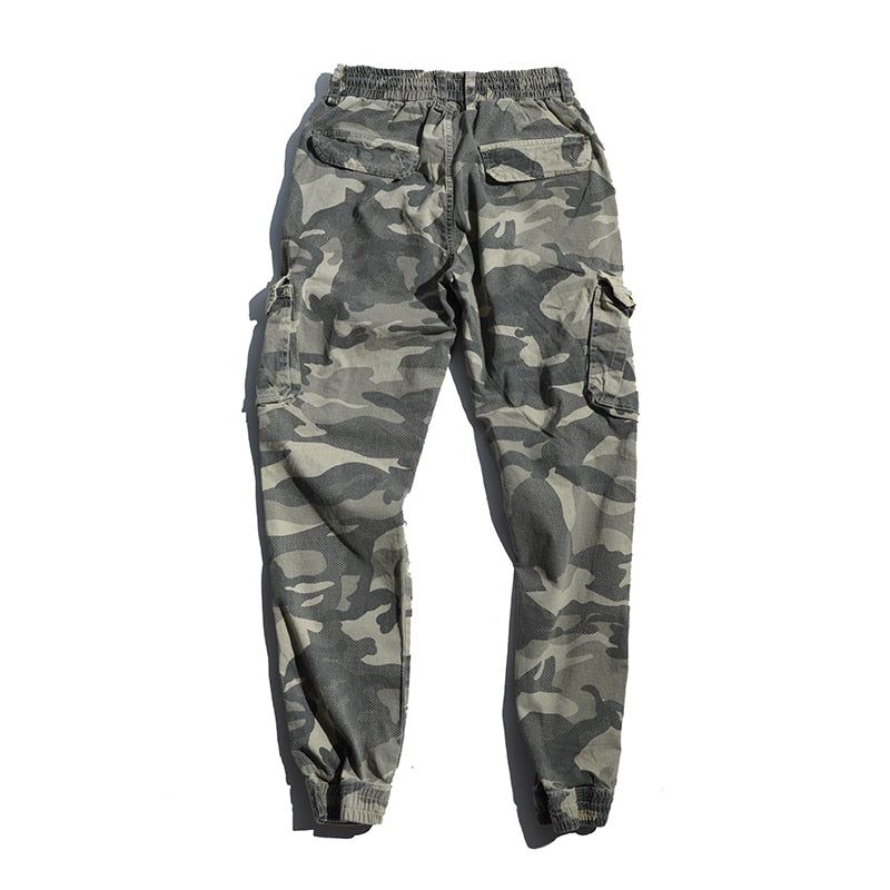 Heren Broek Camo Joggingbroek Met Meerdere Zakken