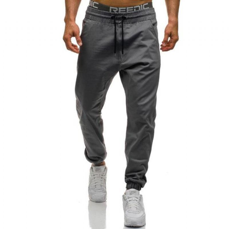 Heren Broek Designer Elastische Joggingbroek