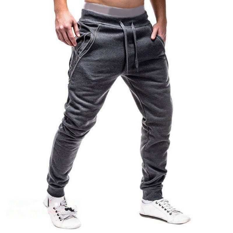 Heren Broek Joggingbroek In Casual Stijl Met Zijrits