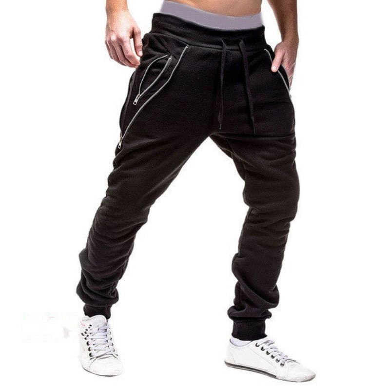 Heren Broek Joggingbroek In Casual Stijl Met Zijrits