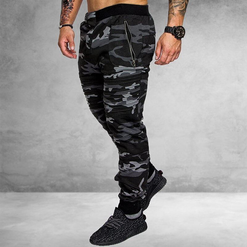 Heren Broek Klassieke Mode Camouflage Joggingbroek