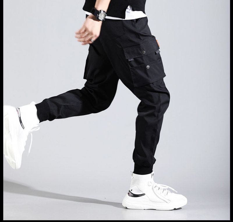 Heren Broek Modis Streetwear-joggingbroek Met Zakken