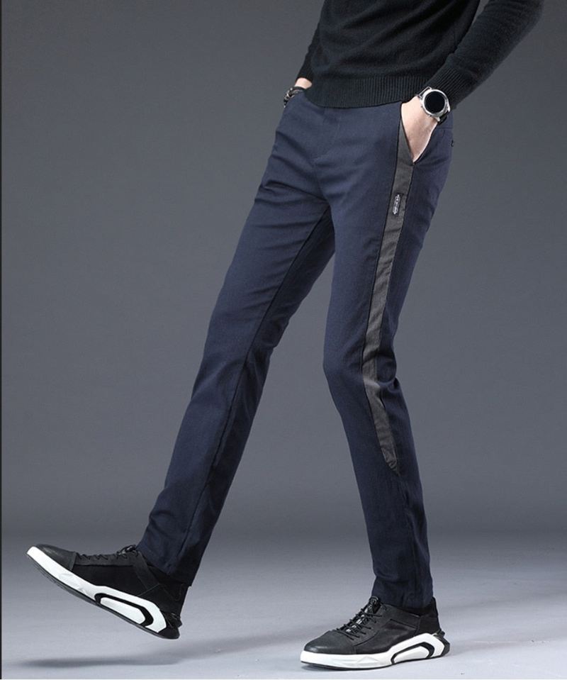 Heren Slim Fit Casual Potlood Broek