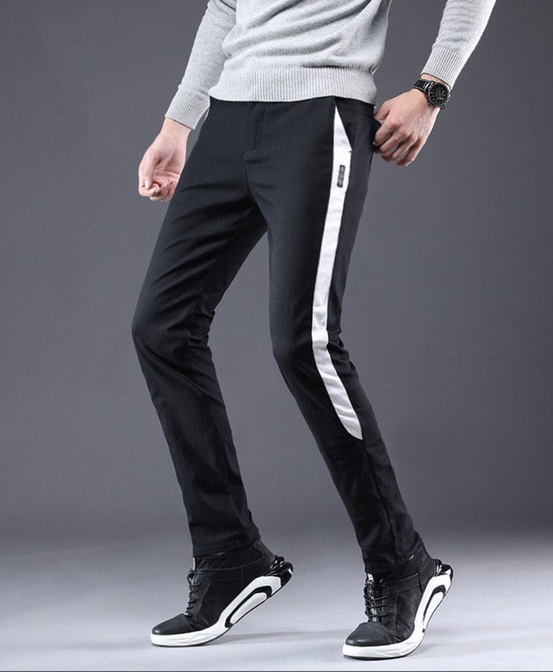 Heren Slim Fit Casual Potlood Broek