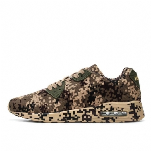 Heren Sportschoenen Ademende Sneakers In Camouflagestijl