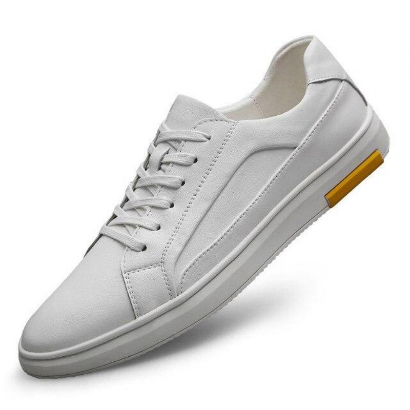 Heren Sportschoenen Casual Stevige Leren Sneakers