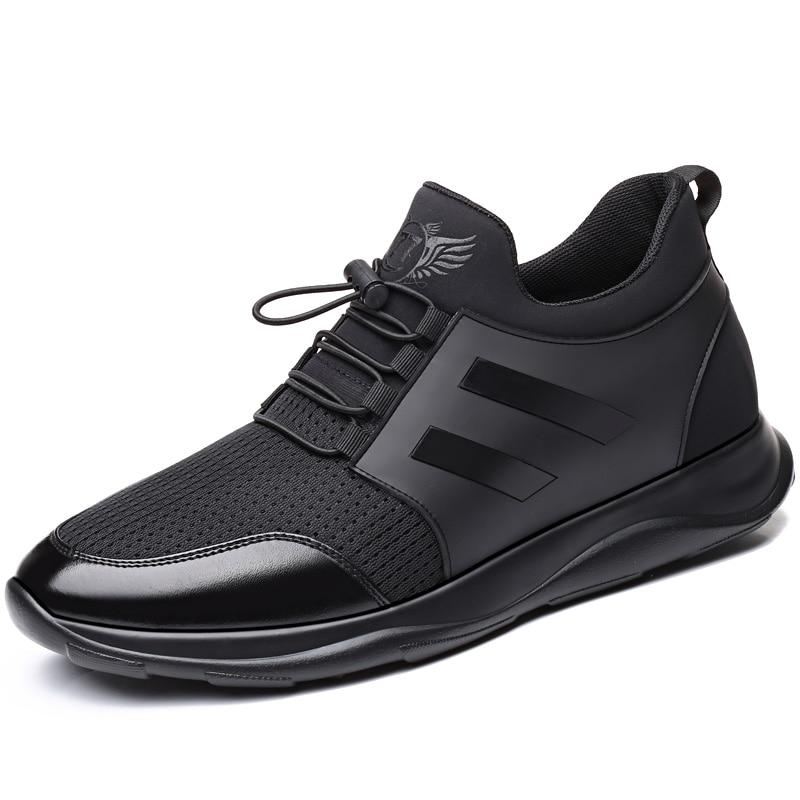 Heren Sportschoenen Trending Mat Zwarte Atletische Sneakers