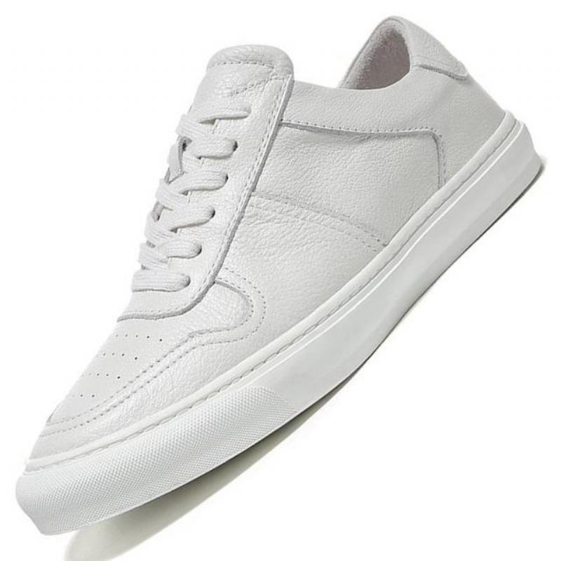 Sportschoenen Heren Ademende Casual Leren Sneakers