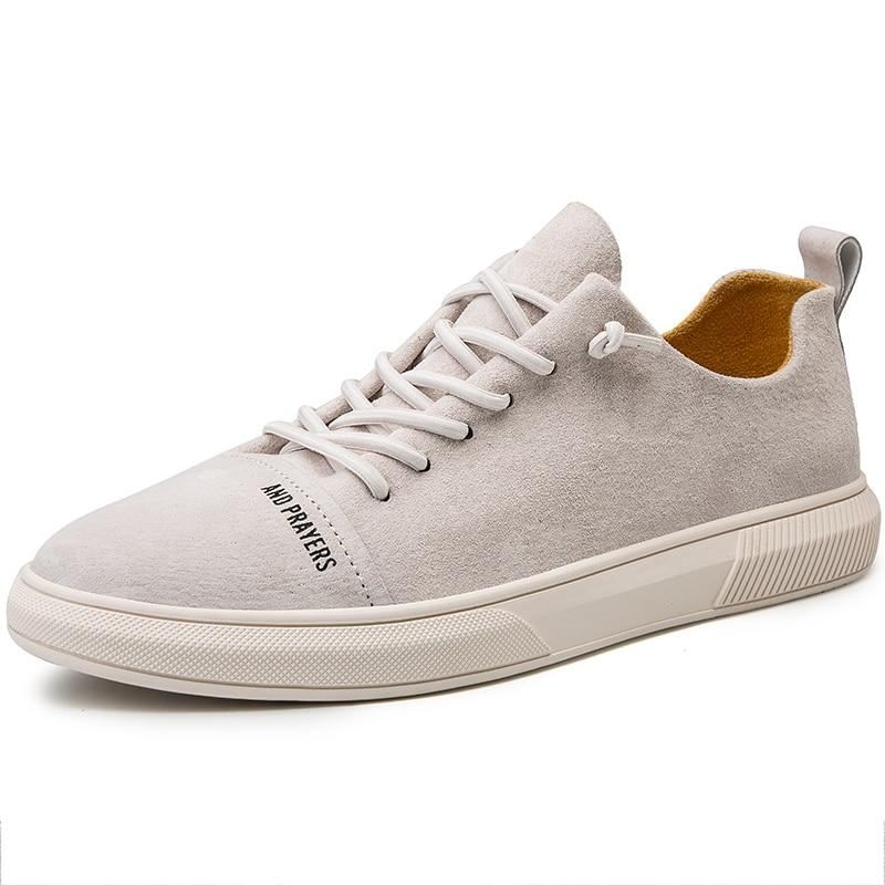 Sportschoenen Heren Designer Britse Stijl Suède Lederen Sneakers