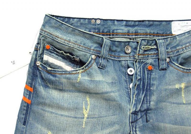 Beroemde Designer Katoenen Jeans