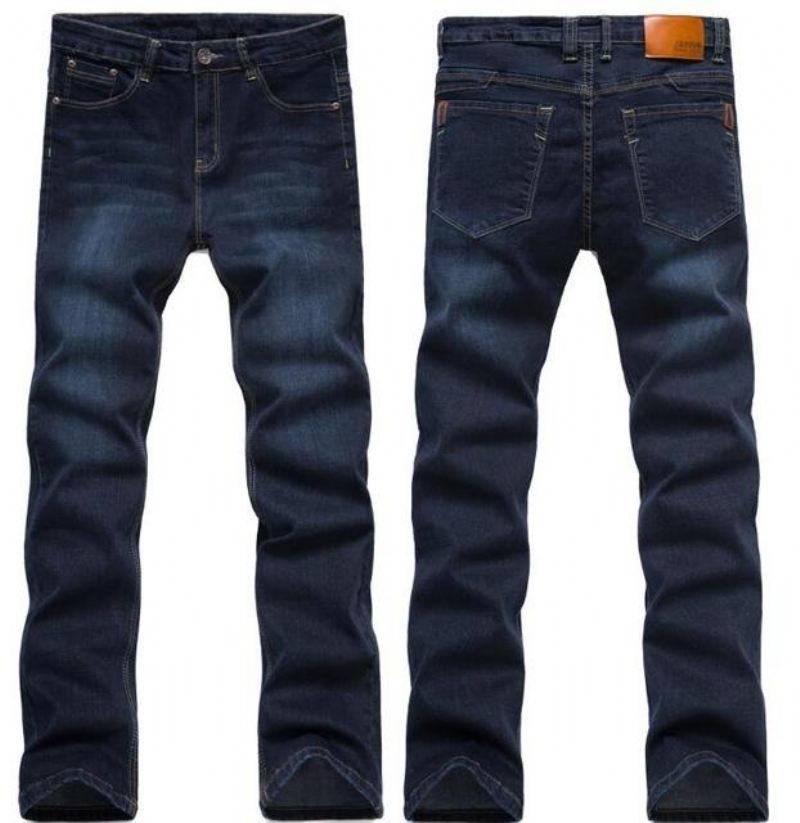 Casual Jeans Heren Met Hoge Elasticiteit