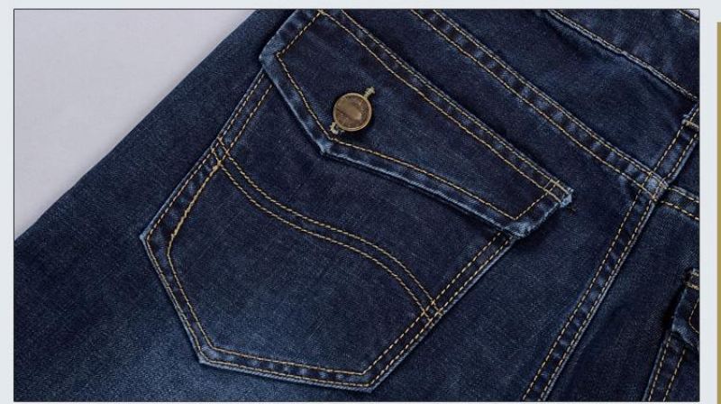 Casual Katoenen Jeans Voor Heren