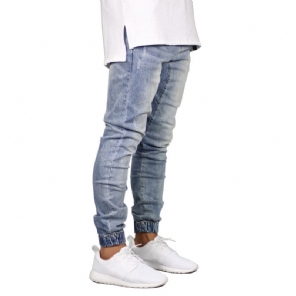 Denim Design Hip Hop Jogger Jeans